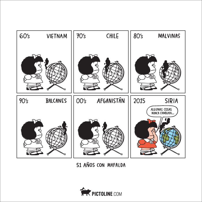51 años de Mafalda