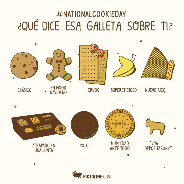 #NationalCookieDay ¿Qué dice esta galleta sobre ti?