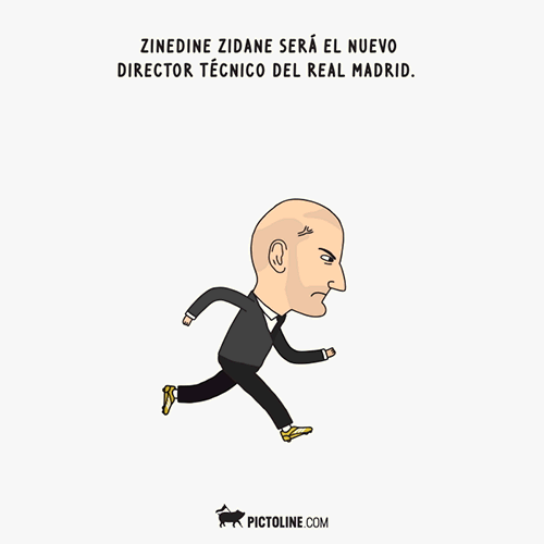 Zinedine Zidane será el nuevo director técnico del Real Madrid