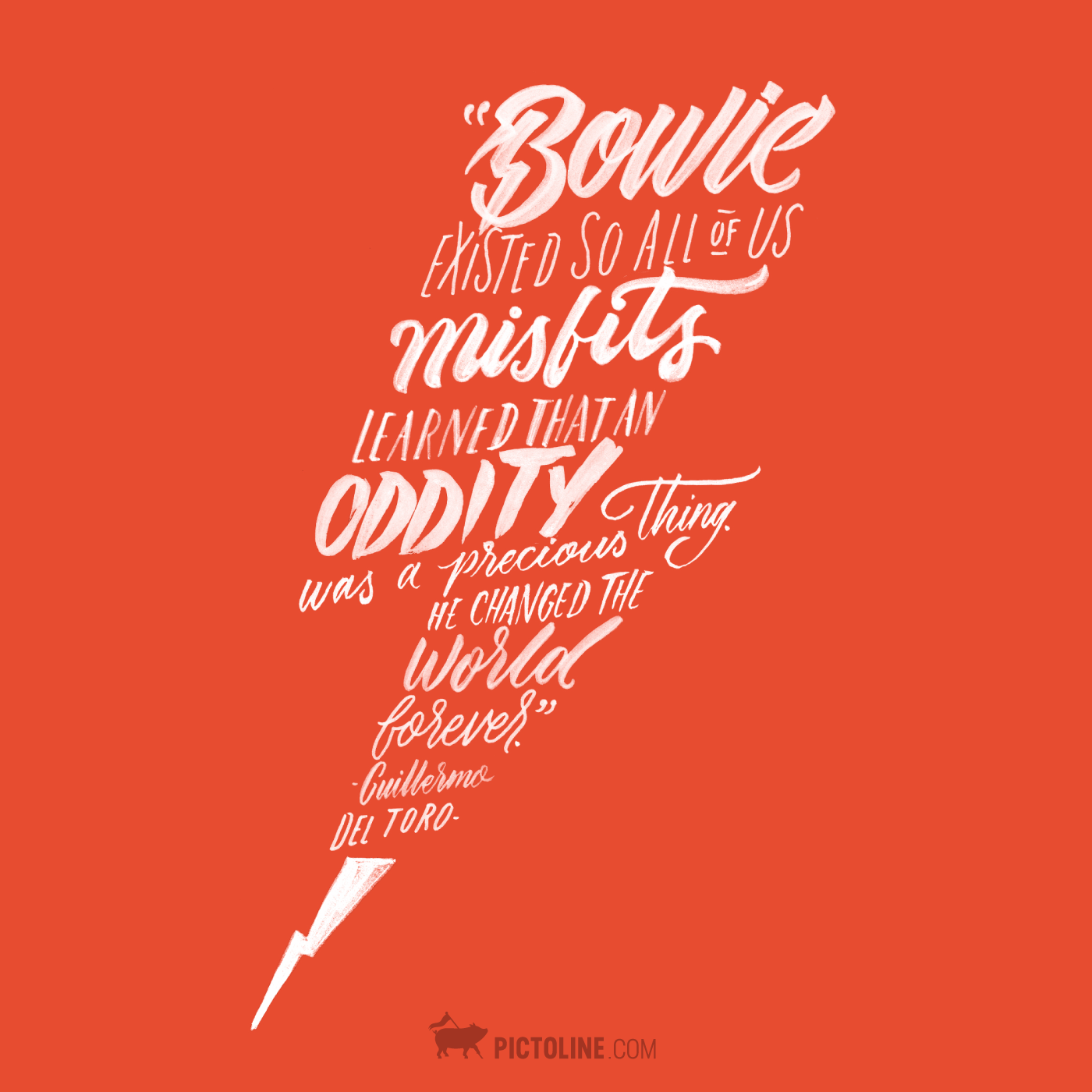 La mejor frase que se ha sobre de David Bowie