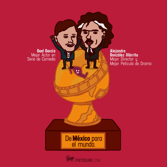 Gael García y Alejadro González Iárritu ganaron Golden Globes