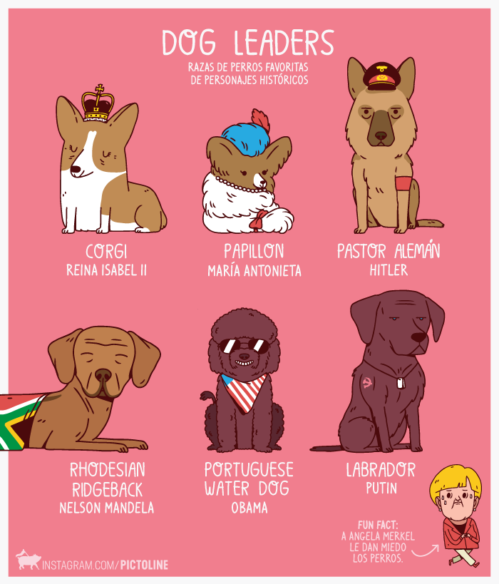 Dog Leaders: razas favoritas de personajes históricos