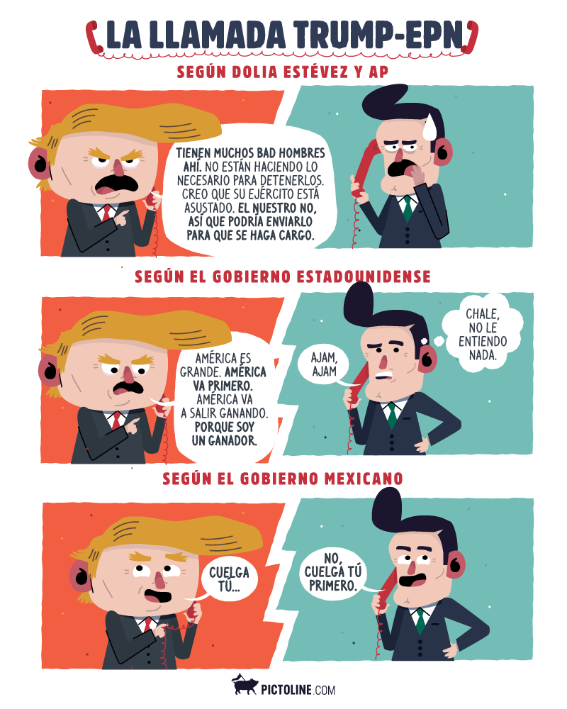 Llamada de Trump-EPN según Dolia Estévez