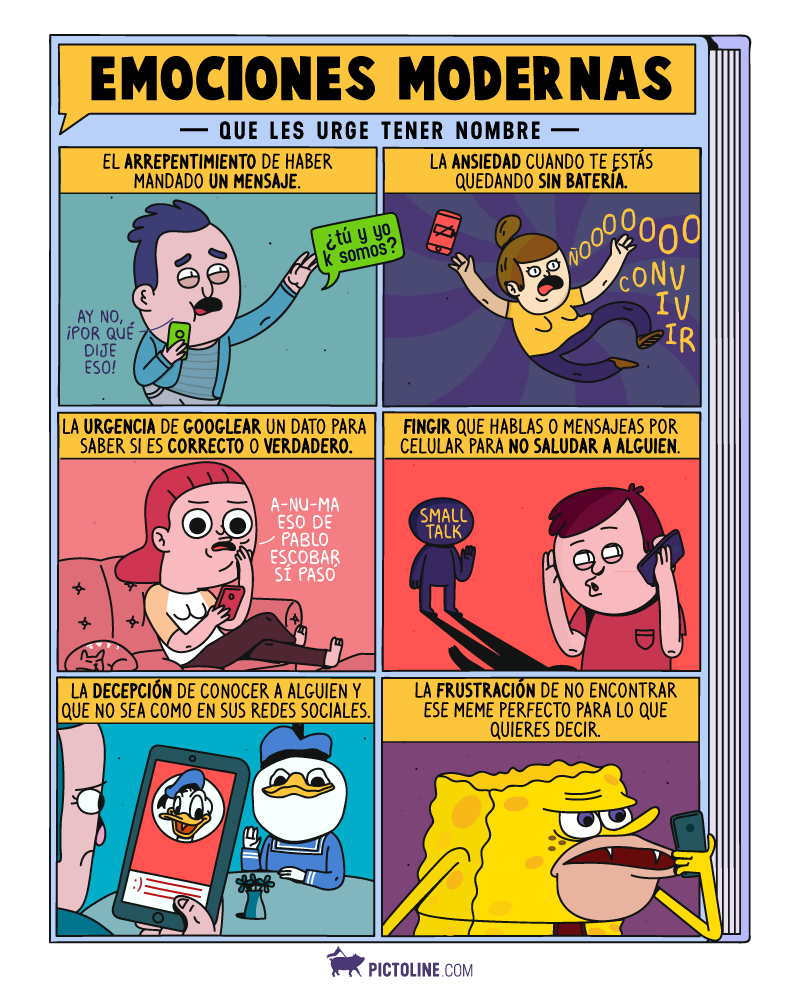 Emociones modernas que les urge tener nombre