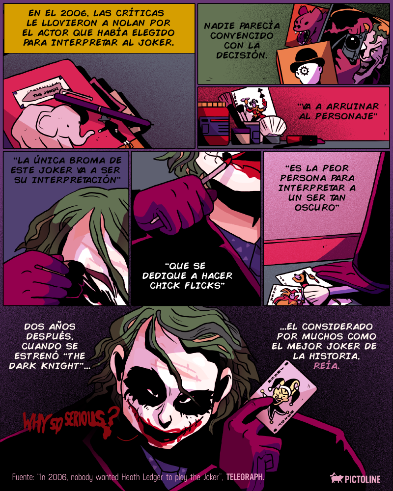 El mejor Joker de la historia reía