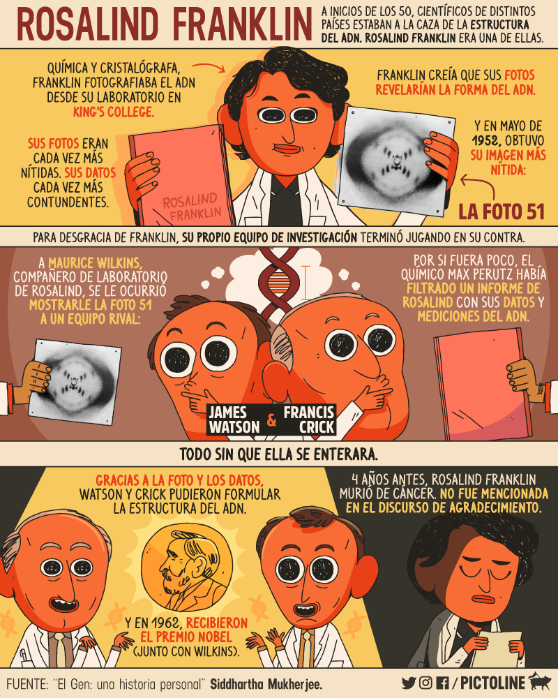 Aniversario de la científica Rosalind Franklin