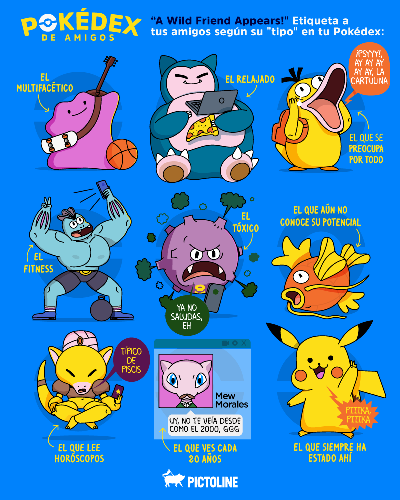 Hace más de 20 años salieron los primeros juegos de Pokémon 🔥🍃🌊⚡❤ En el #PokemonDay etiqueta a tus amigos según su "tipo" en tu Pokédex: