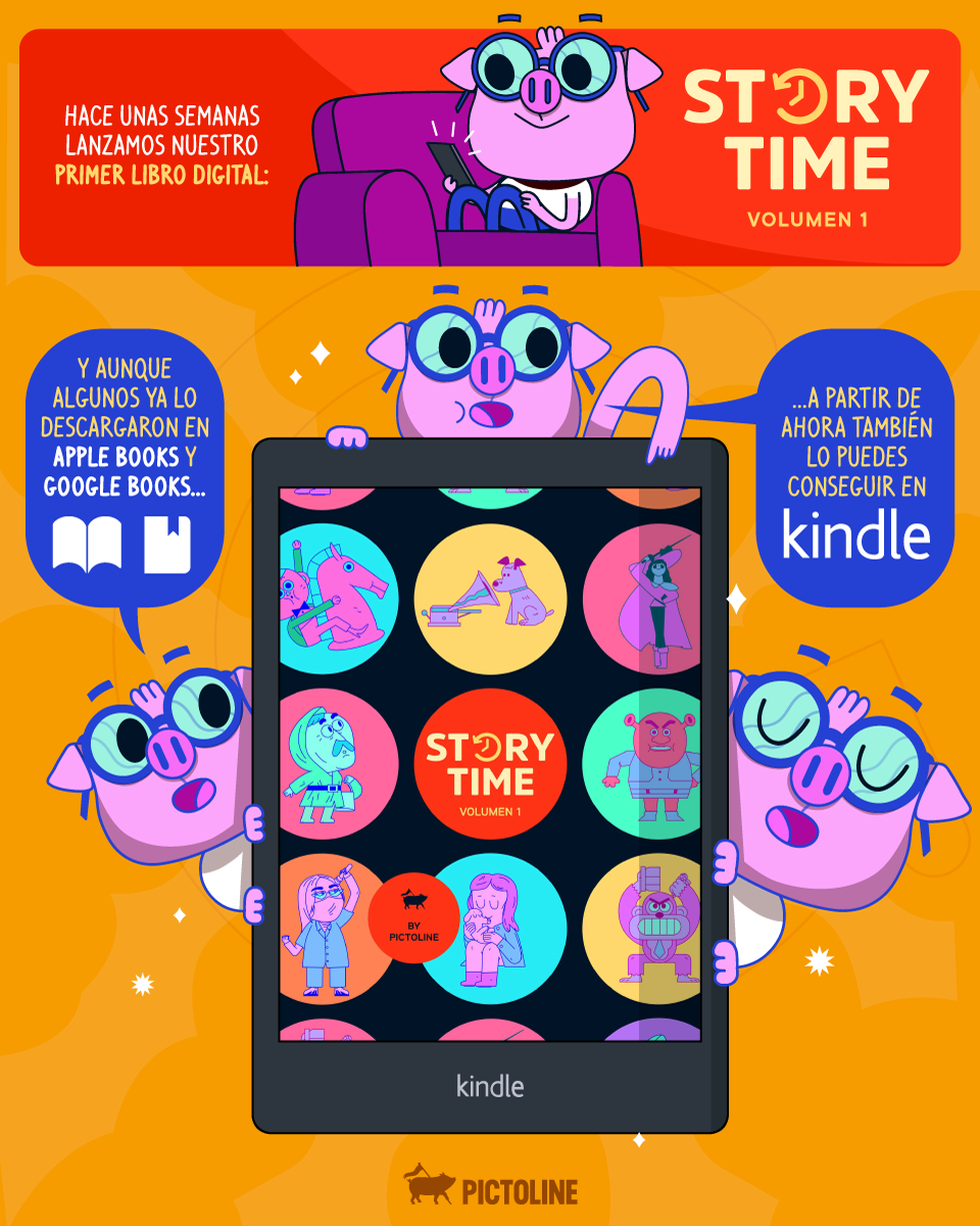 Hace unas semanas sacamos ✨ Story Time ✨: nuestro primer libro digital de historias inspiradoras, fascinantes, extrañas... y totalmente verídicas 📕☝️ Ahora puedes encontrarlo en Kindle: amazon.com.mx/dp/B09K36NPK3 🙌