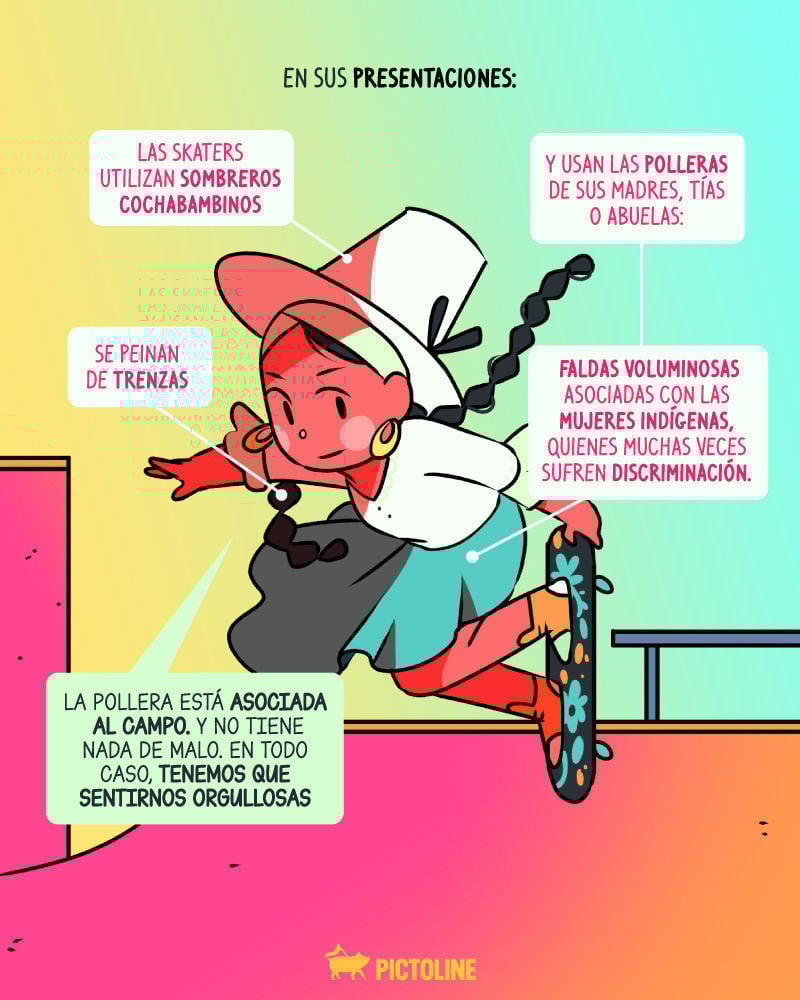 🛹 ImillaSkate ✨: las skaters bolivianas que buscan combatir la discriminación y ya son inspiración en todo el mundo 💪🇧🇴