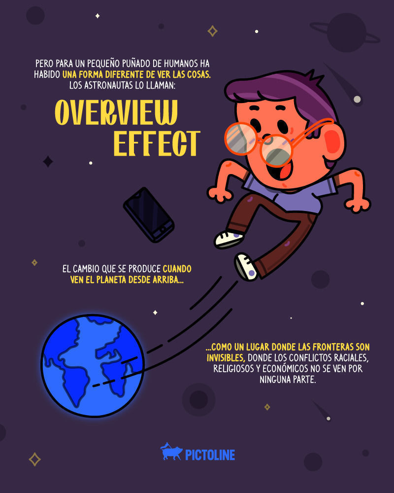 Overview Effect: el cambio que se produce cuando se ve el planeta desde arriba, como un lugar donde las fronteras son invisibles, donde los conflictos no se ven por ninguna parte 🚀🧑‍🚀 #DíaDeLaTierra #EarthDay 🌎✨