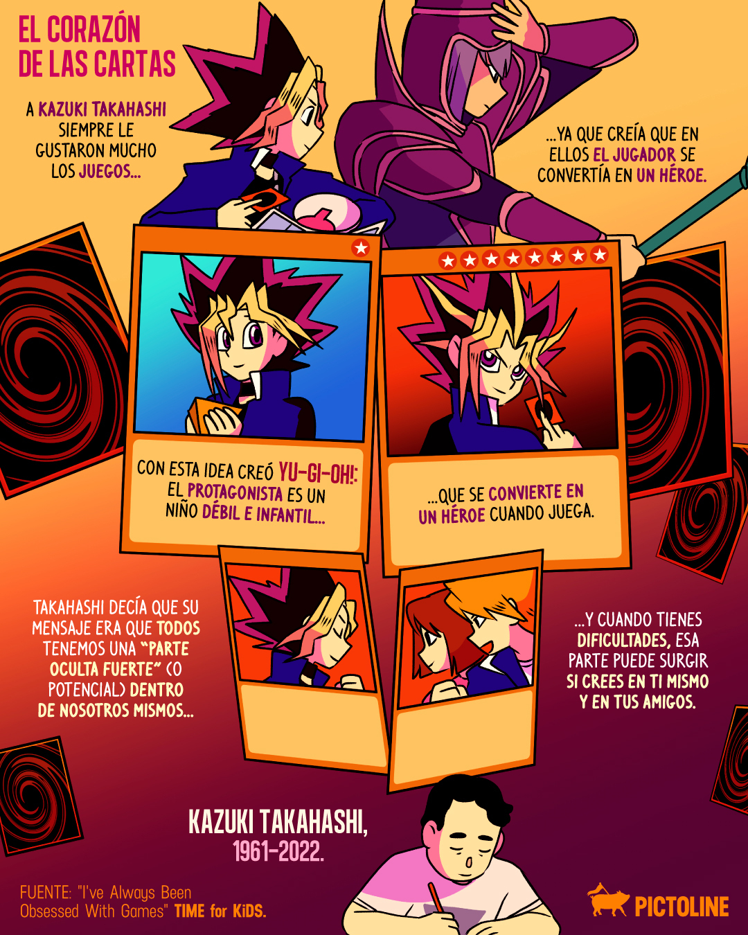 Adiós a Kazuki Takahashi, el creador de una de las series y juegos más queridos: Yu-Gi-Oh! 😢⁣ ⁣ #yugioh #kazukitakahashi #juego #cartas #serie #heroe