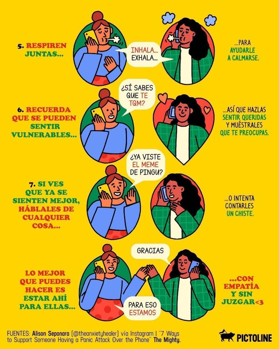 ¿Cómo ayudar por teléfono a alguien que está teniendo un ataque de pánico? 📞👆 #panico #ataquedepanico #ayuda #telefono #panic #panicattack