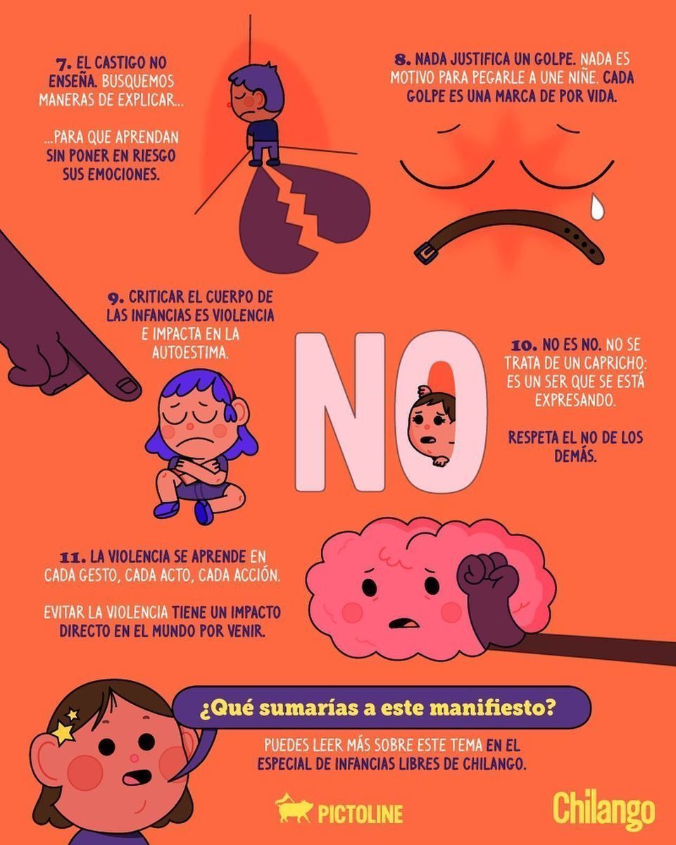 Manifiesto antiviolencia hacia las infancias 👧🧒💖 Que te invita a pensar en un camino libre de violencia 🙌✨ #infancia #antiviolencia #violencia #niñez #manifiesto