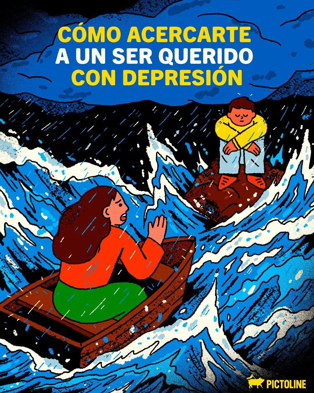 En el #DíaMundialdelaSaludMental, estas son algunas formas de acercarte a un ser querido ❤️ que vive con depresión👇 #depresión #ansiedad #sentimientos #ayudar