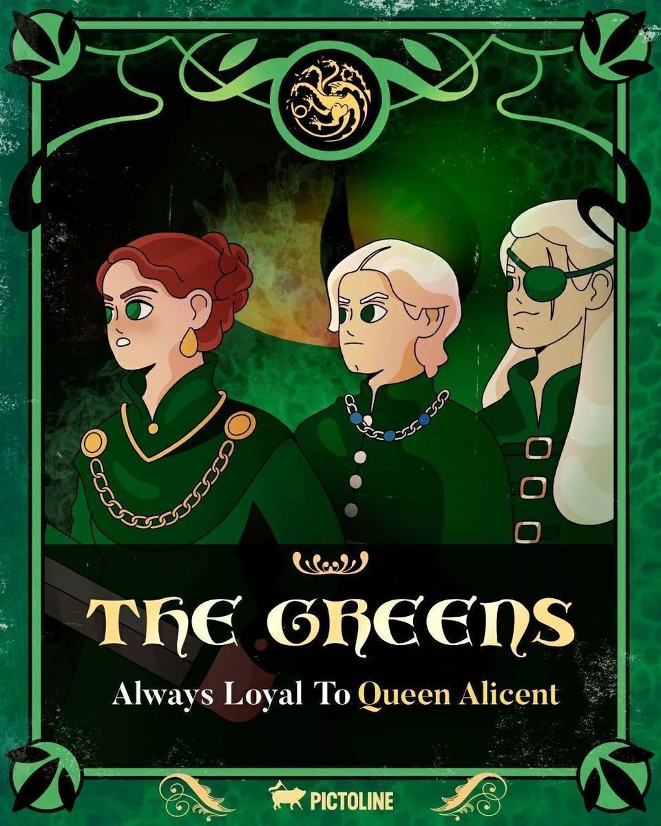 ¿Listo/a para el penúltimo episodio de #HouseOfTheDragon? ¿Cuál es tu team? ⚔️🐉 ¿🖤o 💚? #rhaenyratargaryen #alicenthightower