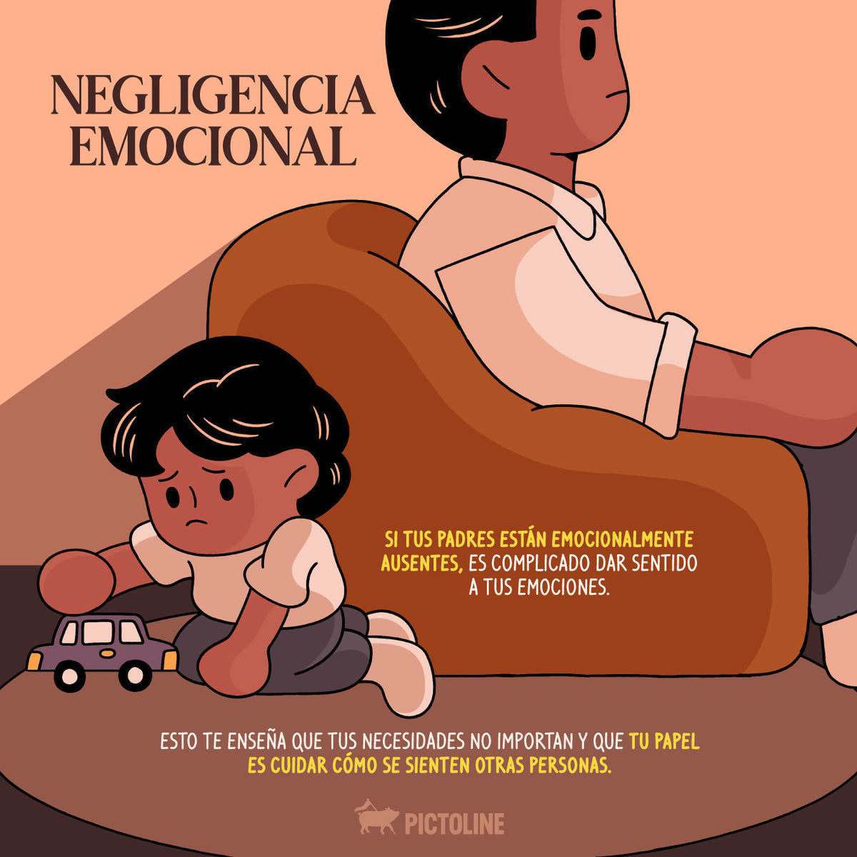 El trauma infantil no solo proviene de lo que experimentas, sino también de lo que NO 😞Estos son algunos ejemplos: