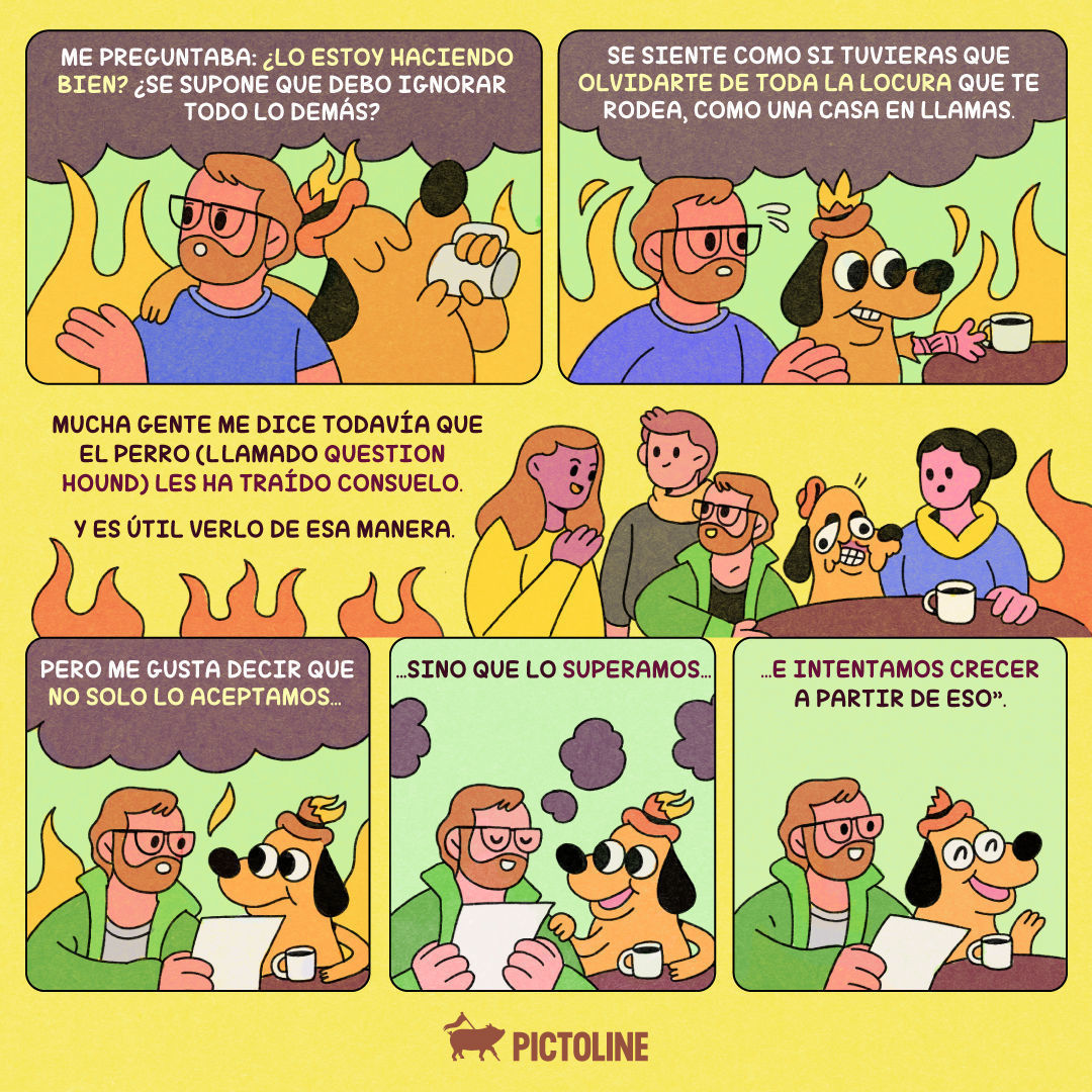 La salud mental de una generación 🔥🎩🐶🔥A 10 años del nacimiento de “This is fine”, la historia detrás del meme: