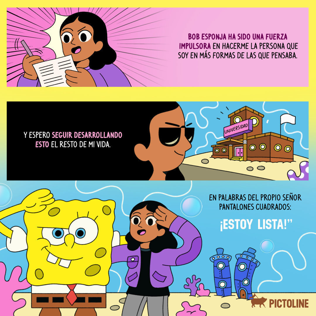 "Con Bob aprendí vocabulario, chistes y nuevas formas de molestar a Calamardo" 🧽🦑👀El ensayo sobre Bob Esponja con el que una chica fue admitida a la universidad:¡Feliz día de molestar a Calamardo! 💛🤭