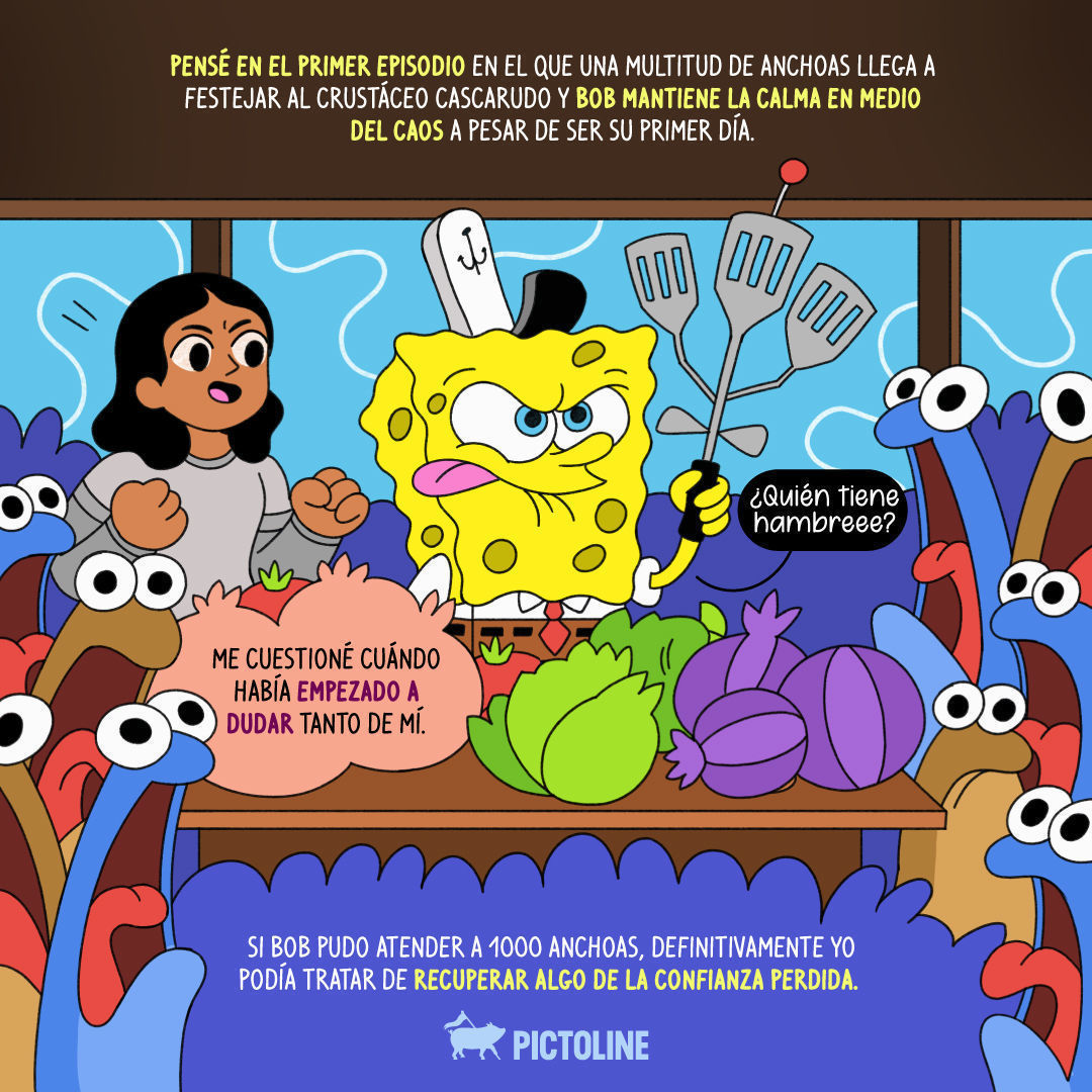 "Con Bob aprendí vocabulario, chistes y nuevas formas de molestar a Calamardo" 🧽🦑👀El ensayo sobre Bob Esponja con el que una chica fue admitida a la universidad:¡Feliz día de molestar a Calamardo! 💛🤭