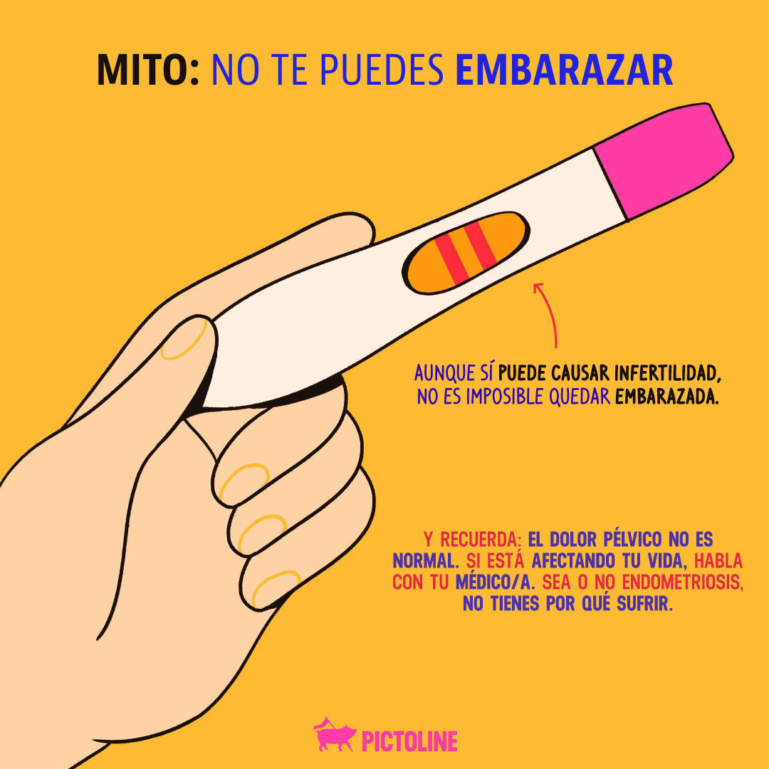 A muchas se les ha hecho creer que el dolor intenso durante la menstruación es normal, ❌algo que no es verdad❌ y podría ser un síntoma de #Endometriosis 😵🩸Estos son 4 mitos sobre esta enfermedad