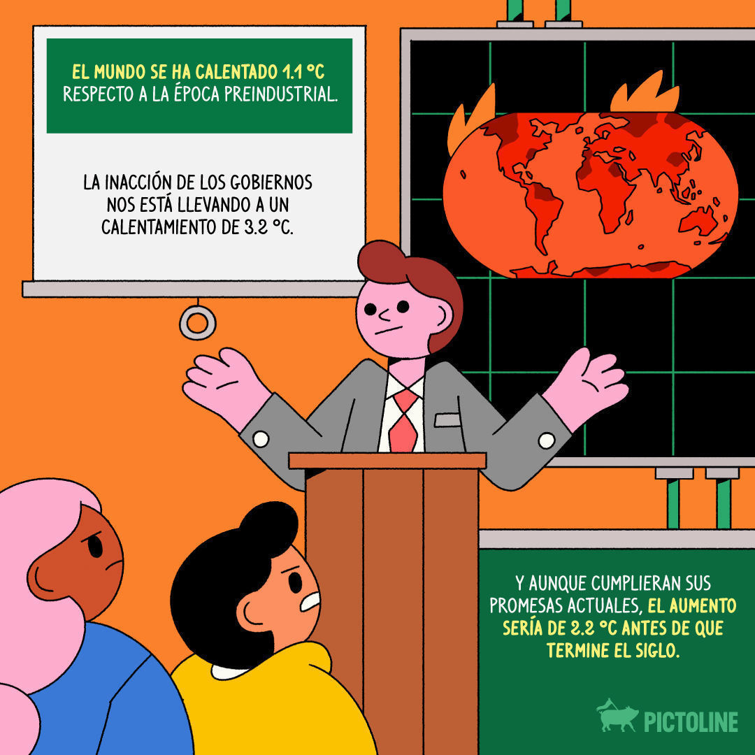 ¿Sabías que estamos a la misma distancia de 2016 que del límite para frenar la crisis climática en 2030? 🌎🔥El ultimátum (sí, ultimátum ya final.final) de los expertos: