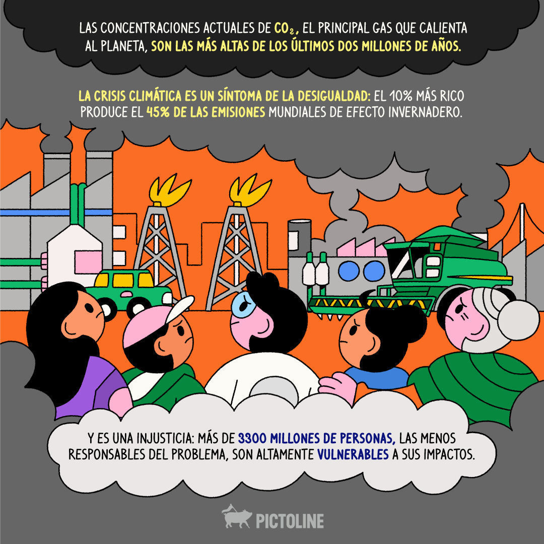 ¿Sabías que estamos a la misma distancia de 2016 que del límite para frenar la crisis climática en 2030? 🌎🔥El ultimátum (sí, ultimátum ya final.final) de los expertos: