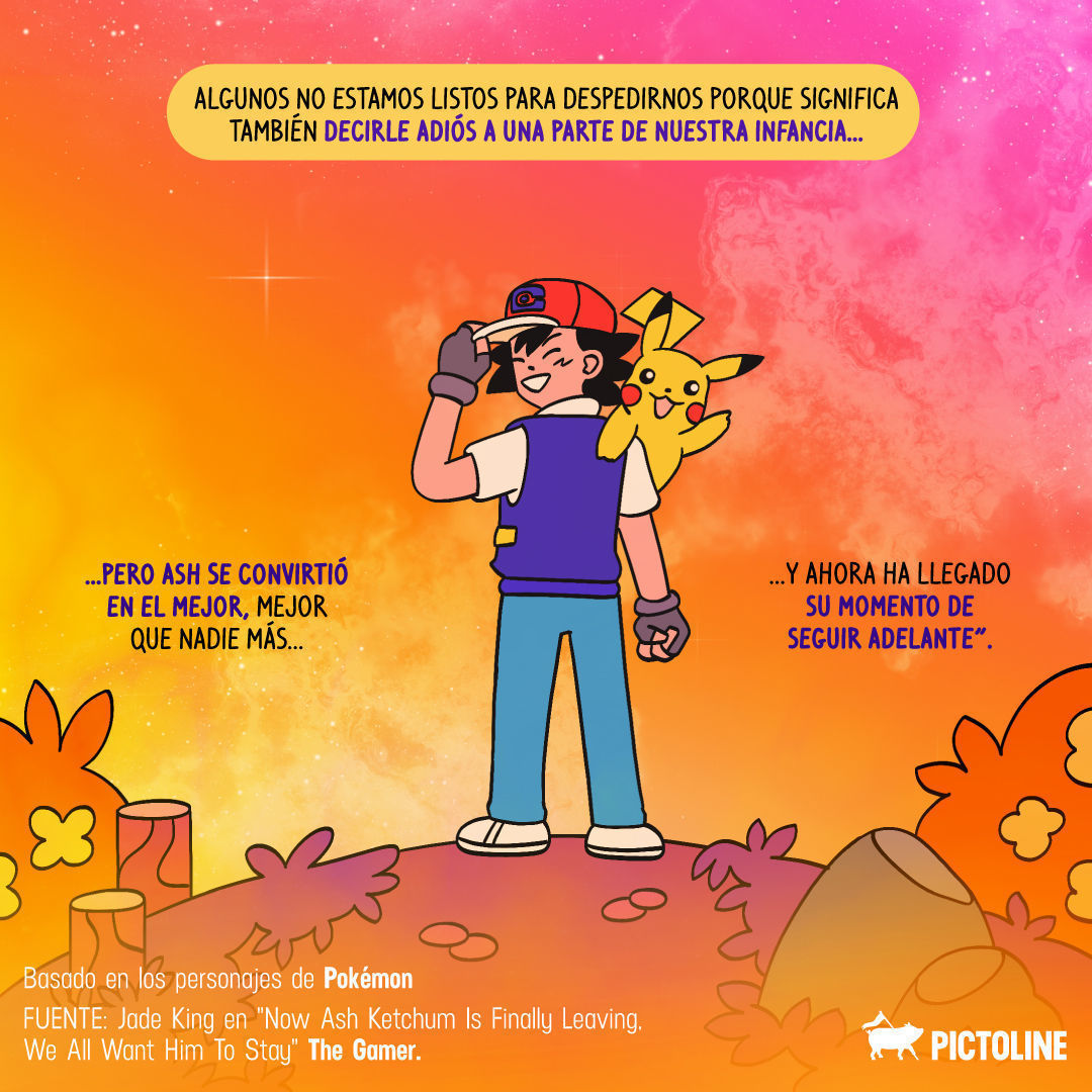 Hoy salió el último episodio de Pokémon con Ash como protagonista :')Por todo lo que aprendimos mientras crecíamos contigo 🧢 ❤️ ⚡