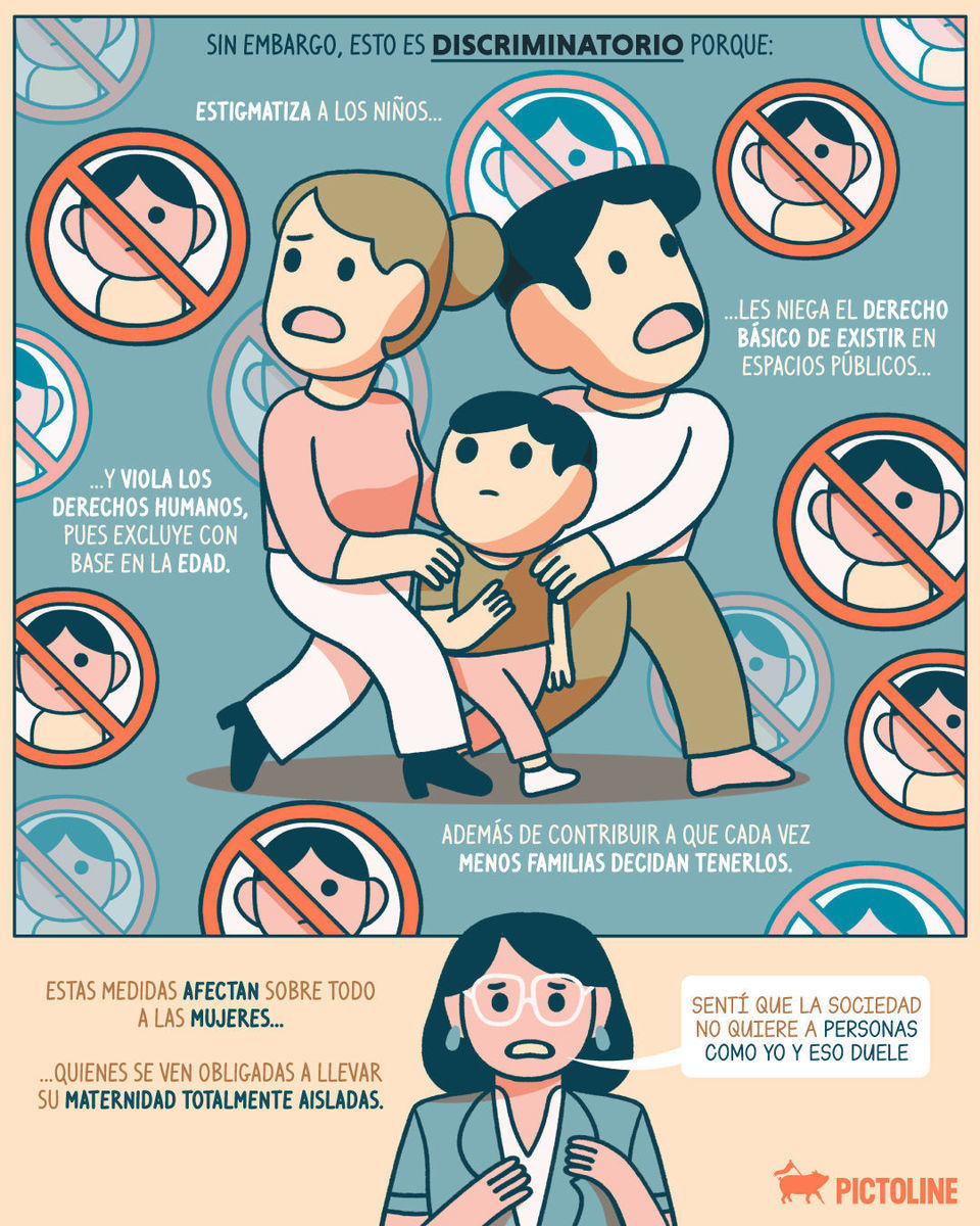 Cada vez hay más lugares en el mundo donde no se permite la entrada de niños/as 🚫👶Medidas que muchos expertos señalan como discriminatorias: