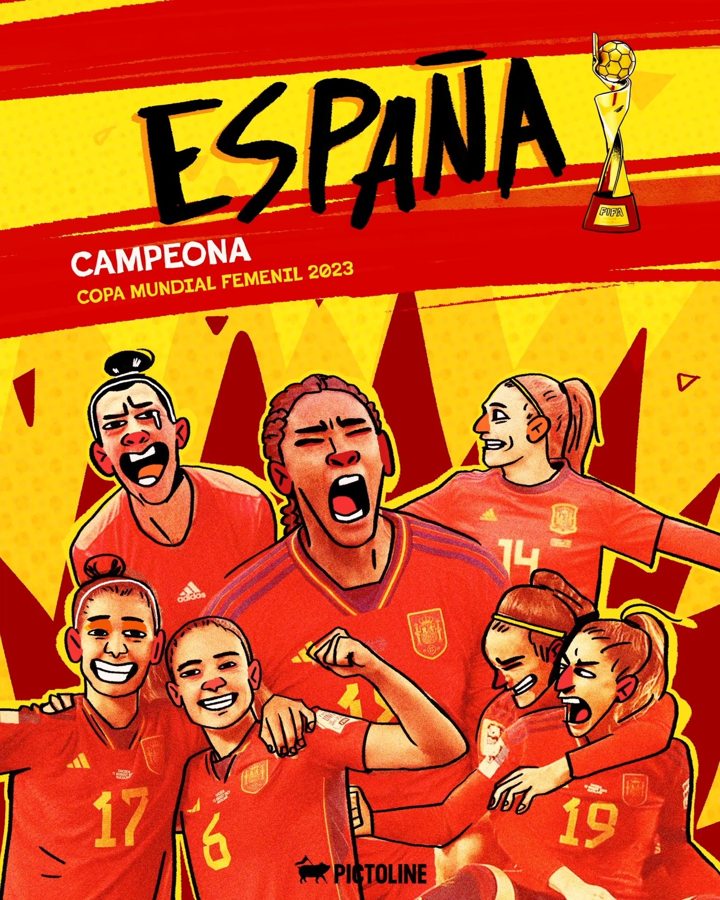 ✨ ESPAÑA CAMPEONA ✨ Y ganan la Copa por primera vez en la historia 💪⚽ 🇪🇸 #MundialFemenino #WorldCup2023 #FIFAWWC