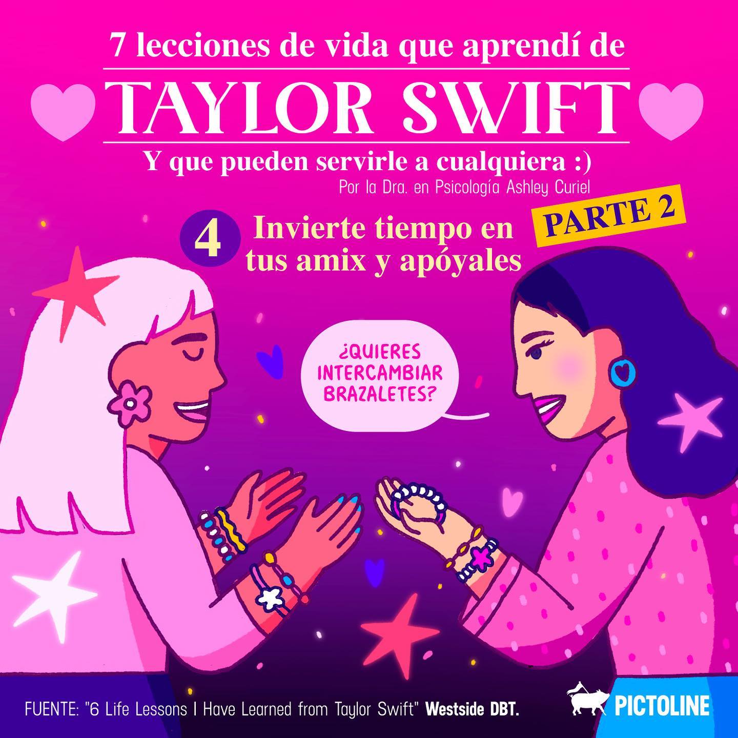 ¿Listo/a para ver a Taylor Swift? 👱‍♀️✨ Estas son 7 cosas que podemos aprender de ella, según una psicóloga 💖 (Parte 2) #MexicoCityTSTheErasTour #switfies #taylorswift #erastour #lifelessons