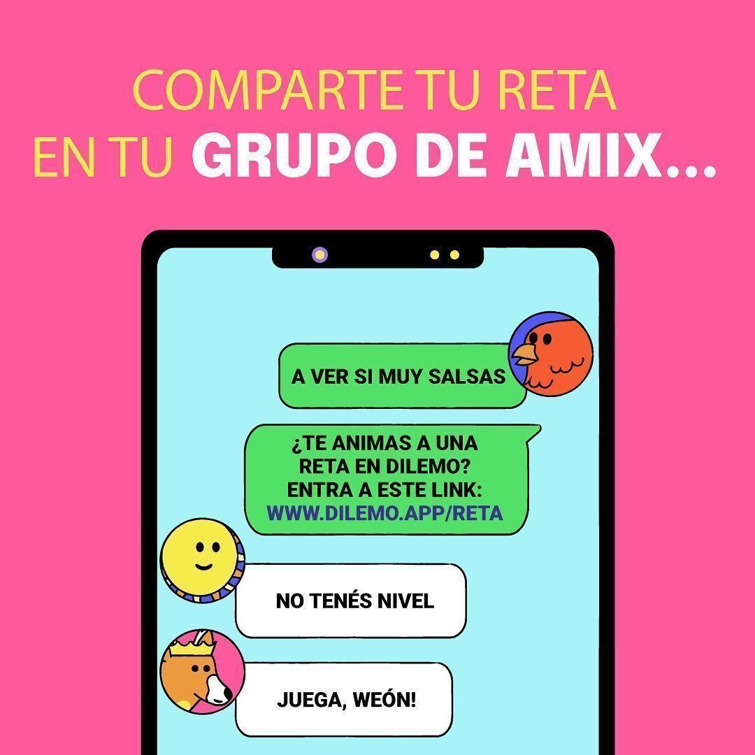 ¡Llegaron las retas a ✨DILEMO✨! Pon a prueba a tus amix 😎 y descubran quién sabe más de sus temas favs 😱🙌💪 🤳Descárgalo gratis (link en bio) #trivia #videogames #pictoline #dilemo #reta