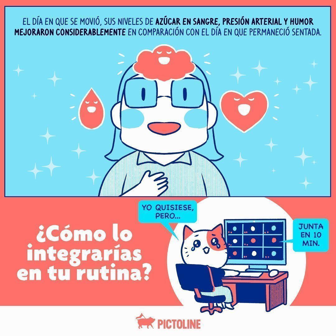 Pausas activas 🚶‍♀️ para cuidar tu salud en el trabajo ✨ #Trabajo #Descanso #work #walk #salud