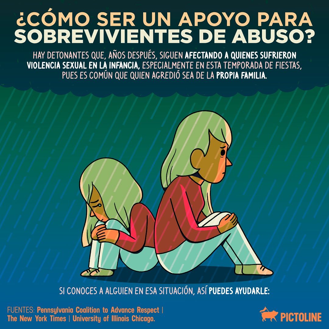 Escuchar y acompañar a sobrevivientes de abuso son algunas formas de ayudarles a sanar, especialmente en esta temporada de reuniones 🫂❤️‍🩹 #Fuerza #Apoyo #Sanar #Acompañar