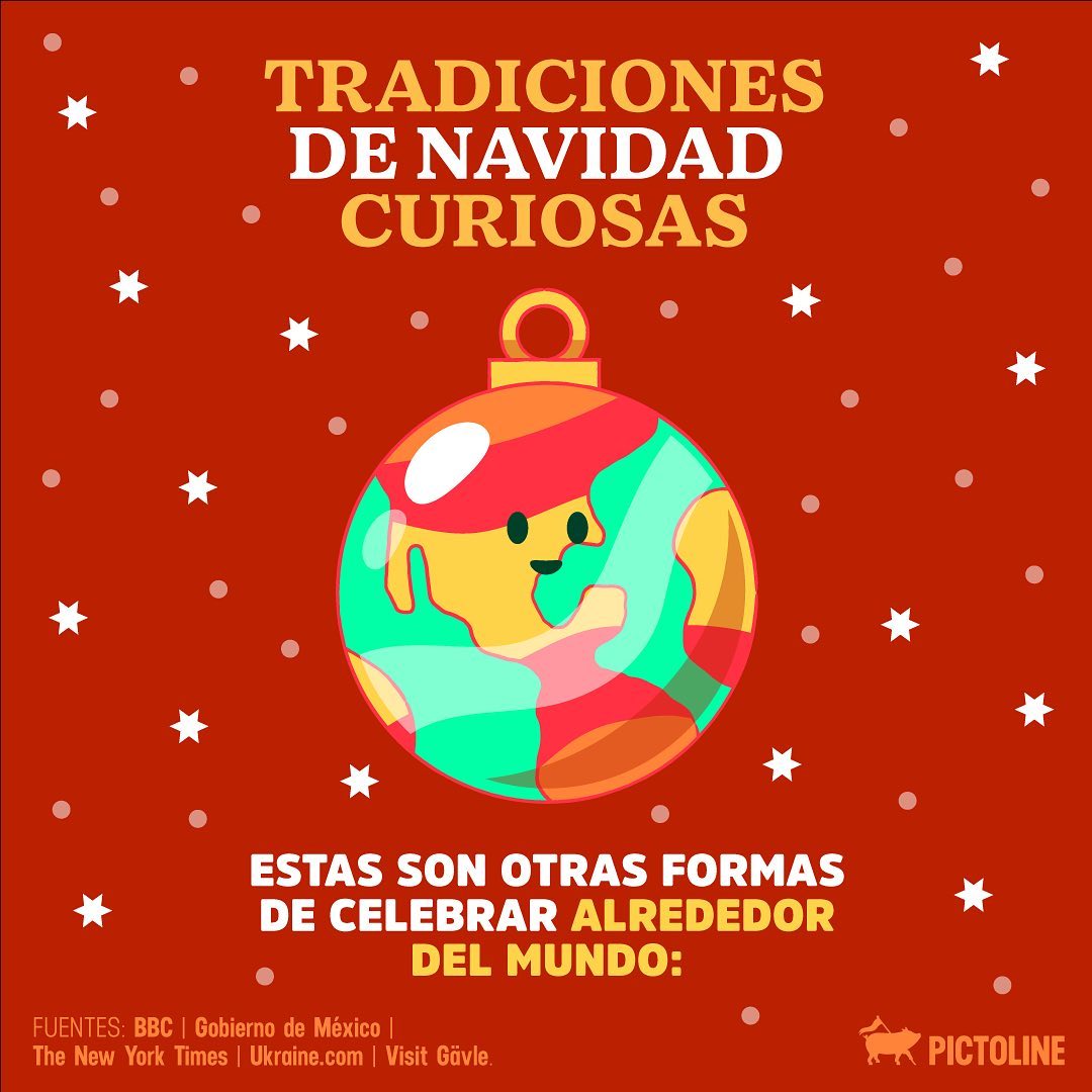Cada país tiene tradiciones de Navidad muy curiosas, ¿las conocías?🎄🧐 #navidad #tradiciones