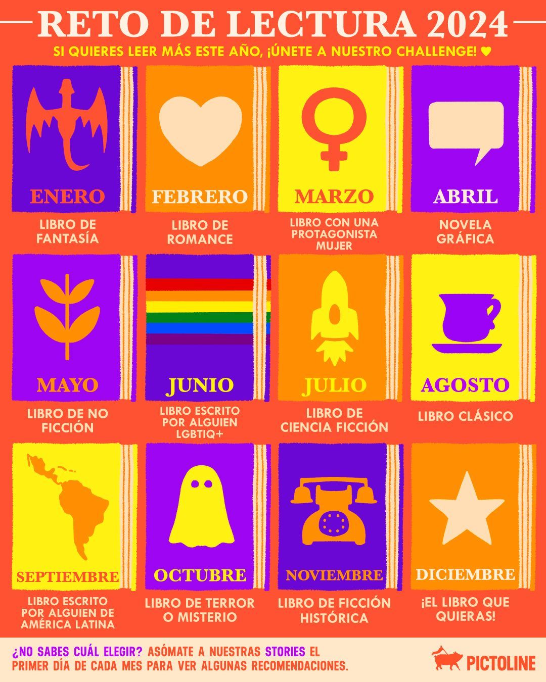 ¿Quieres #leer más este año? ✨ ¡Únete a nuestro #challenge! 📚❤️⁣ ⁣ #retodelectura #lectura #libros