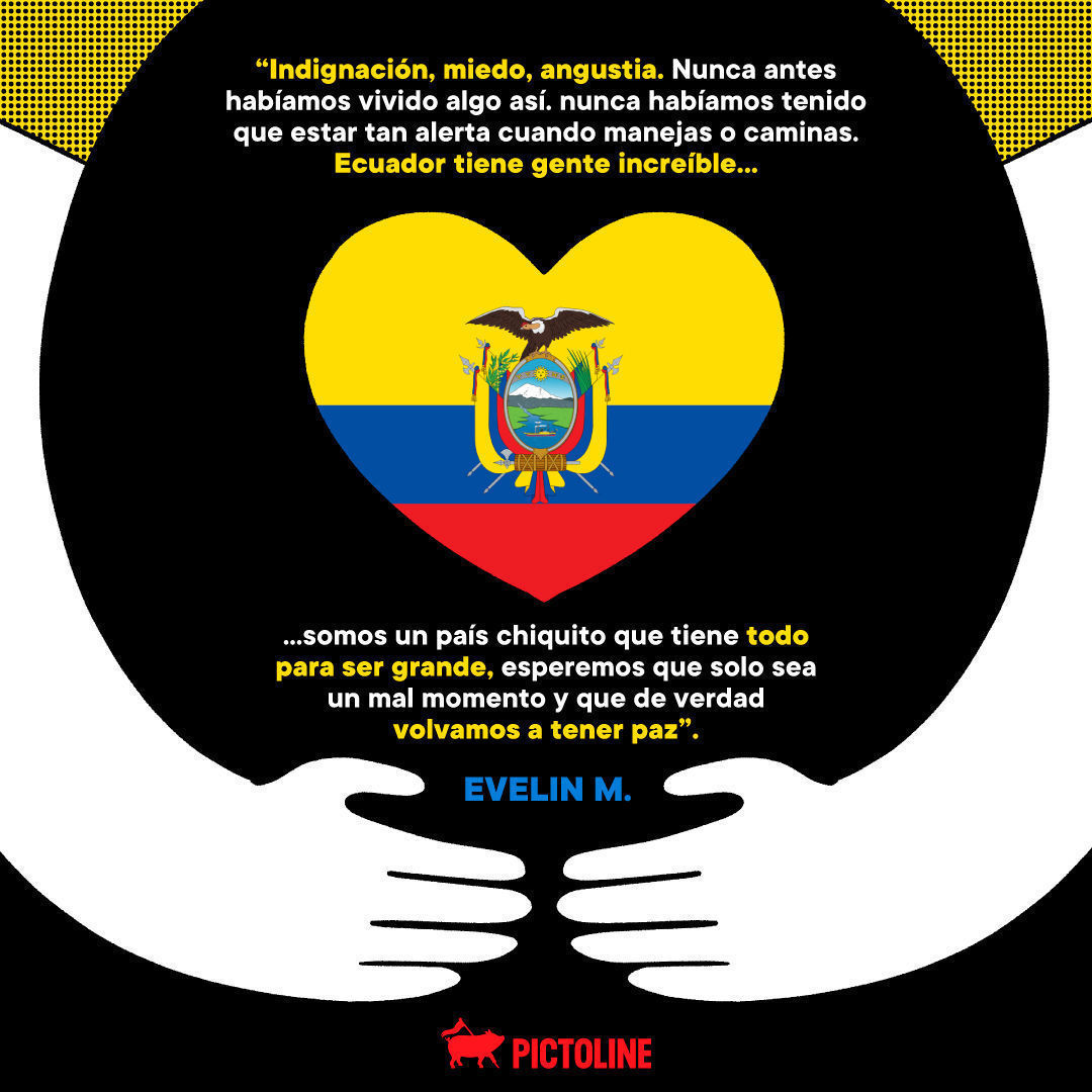 Algunas de las tantas voces en #Ecuador que están viviendo una situación crítica 🇪🇨 💬 #FuerzaEcuador #Testimonio