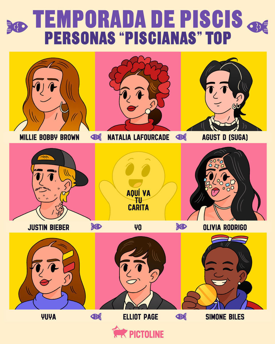 ¿Quién es tu persona pisciana más top? 💅🐟✨ #Piscis #Luna #SignosZodiacales