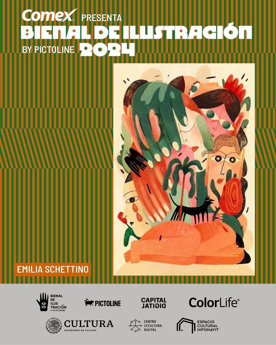 ❗Recuerda que tienes hasta el 4 de abril para visitar la Bienal de Ilustración 2024 en el Centro de Cultura Digital @ccdmx 📆 ✨ 80 creadores seleccionados de la convocatoria en donde se recibieron más de 4000 registros. Aquí una pequeña muestra de