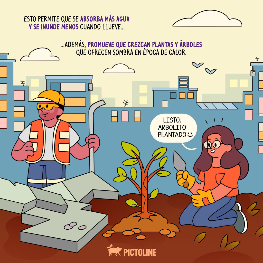 Más arbolitos y plantas, no edificios ni concreto, por favor 🥺🌱🌳 #Despavimentar #CambioClimático #MásTierraVegetación #Liberar #Respirar