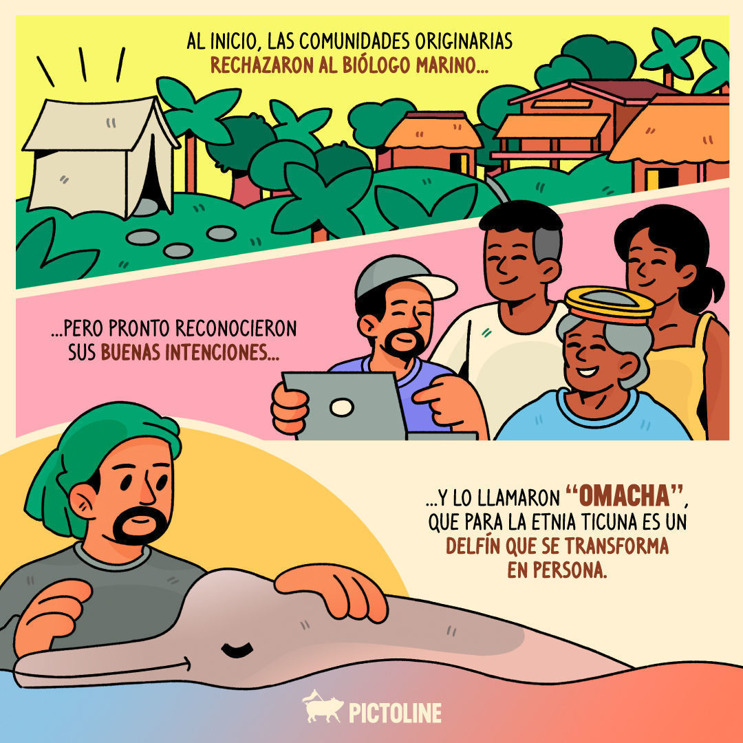 ⁣ ¡Gracias por tanto, “Omacha”! 🐬👏 🇨🇴 #DíaMundialDelMedioAmbiente 🌎⁣ #FernandoTrujillo #DelfinesRosados #Omacha #Delfines #Exploración #orgullocolombiano #Colombia