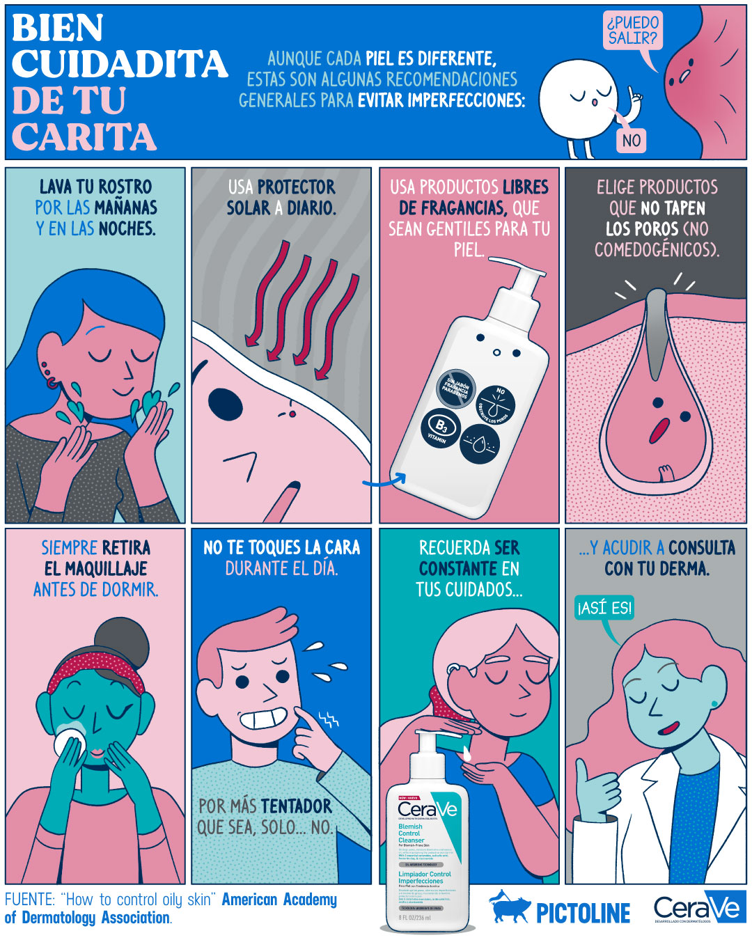 ✨ Tips para tener una carita bien guapa, poderosa, asombrosa y muy hermosa 💅 #skincare #CuidadoDeLaPiel #Tips