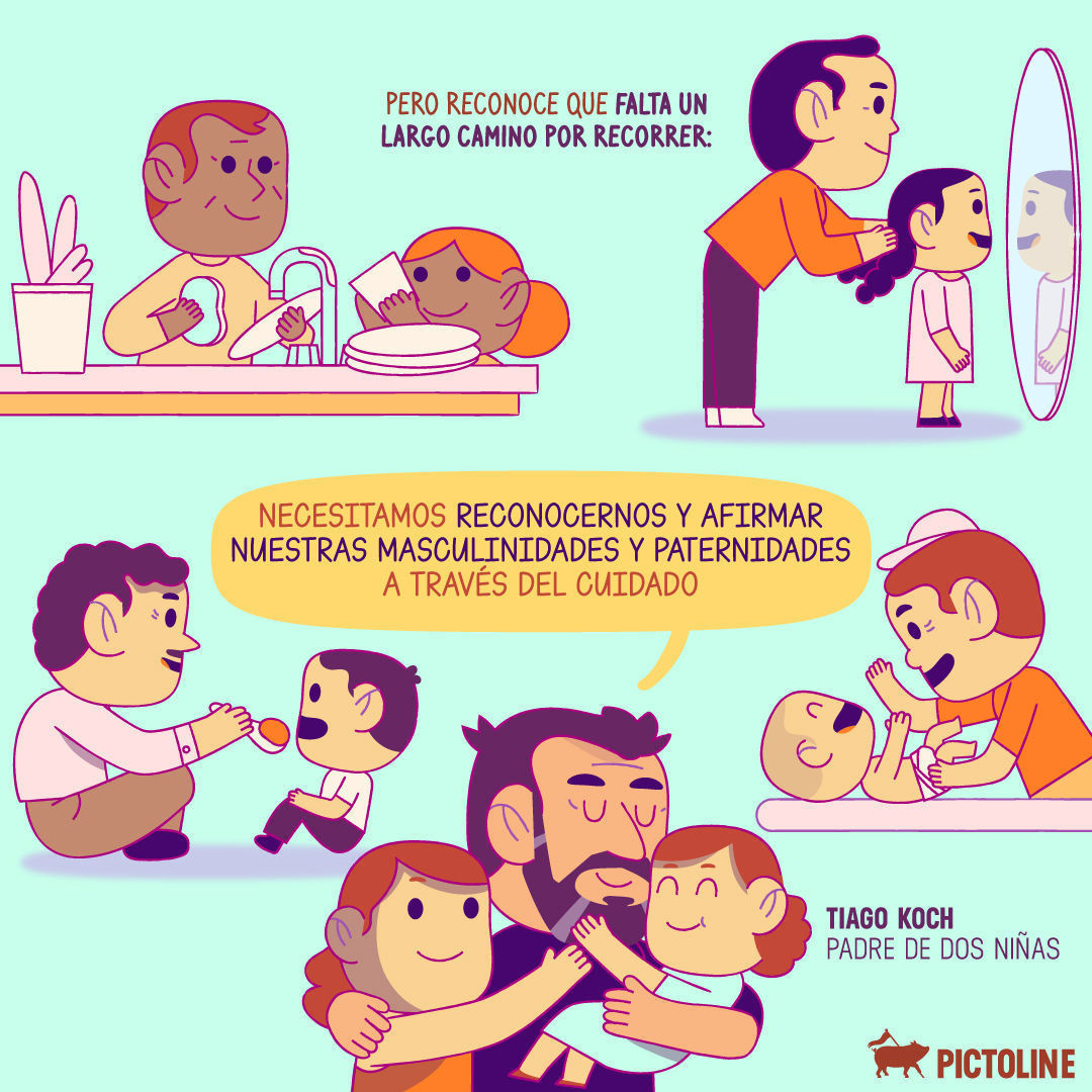 Cc te haces cargo de tus hijos y te aplauden, pero solo estás haciendo lo que te toca 👨‍👧‍👦❤️⁣ ⁣ #Paternidad #DíaDelPadre #Papá #Padres
