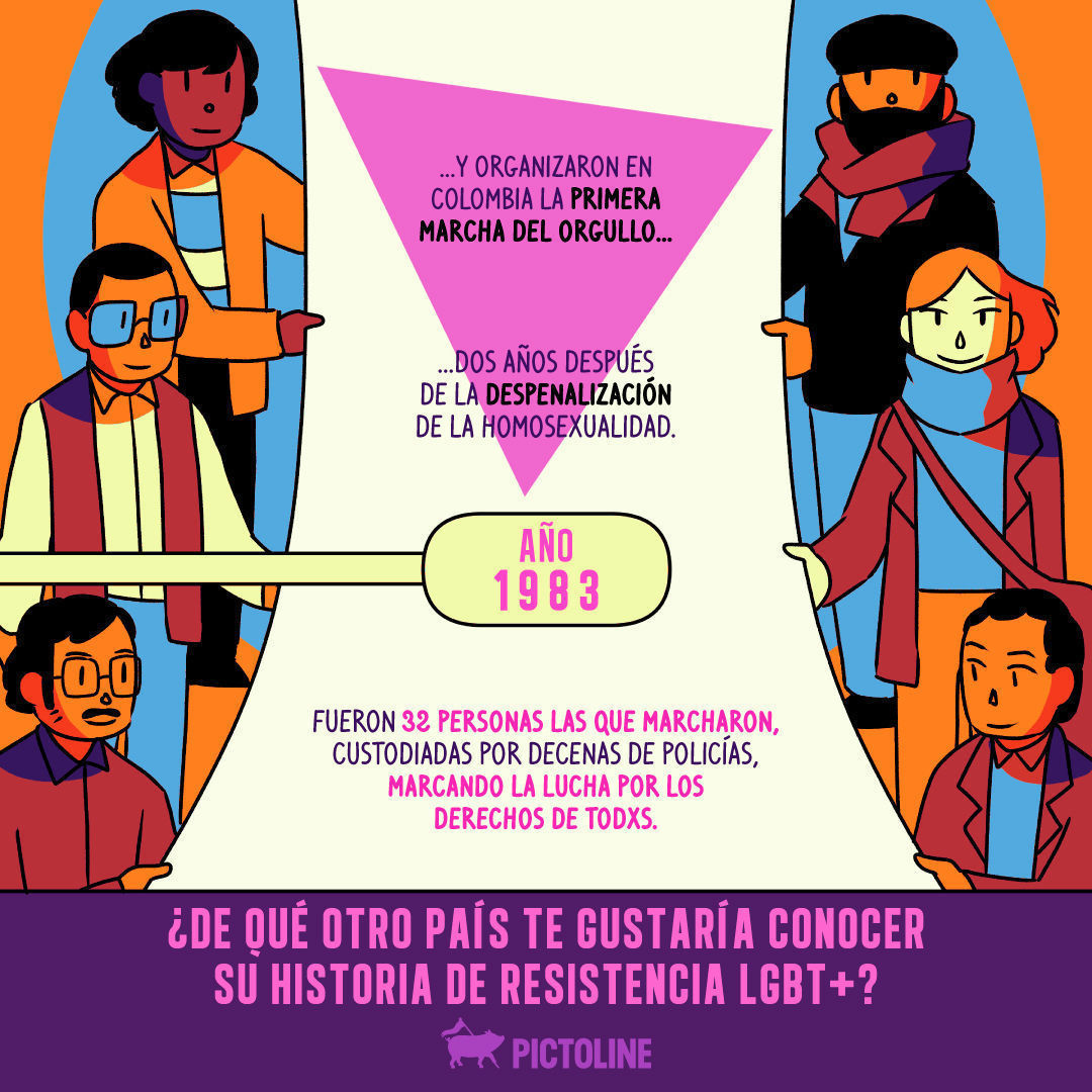 Manuel Velandia nos contó la historia de resistencia LGBT+ en Colombia 🇨🇴🏳️‍🌈⁣ ⁣ #LGBT+ #Colombia #AmorEsAmor #OrgulloLGBT #NoLGBTfobia #NoAlOdio