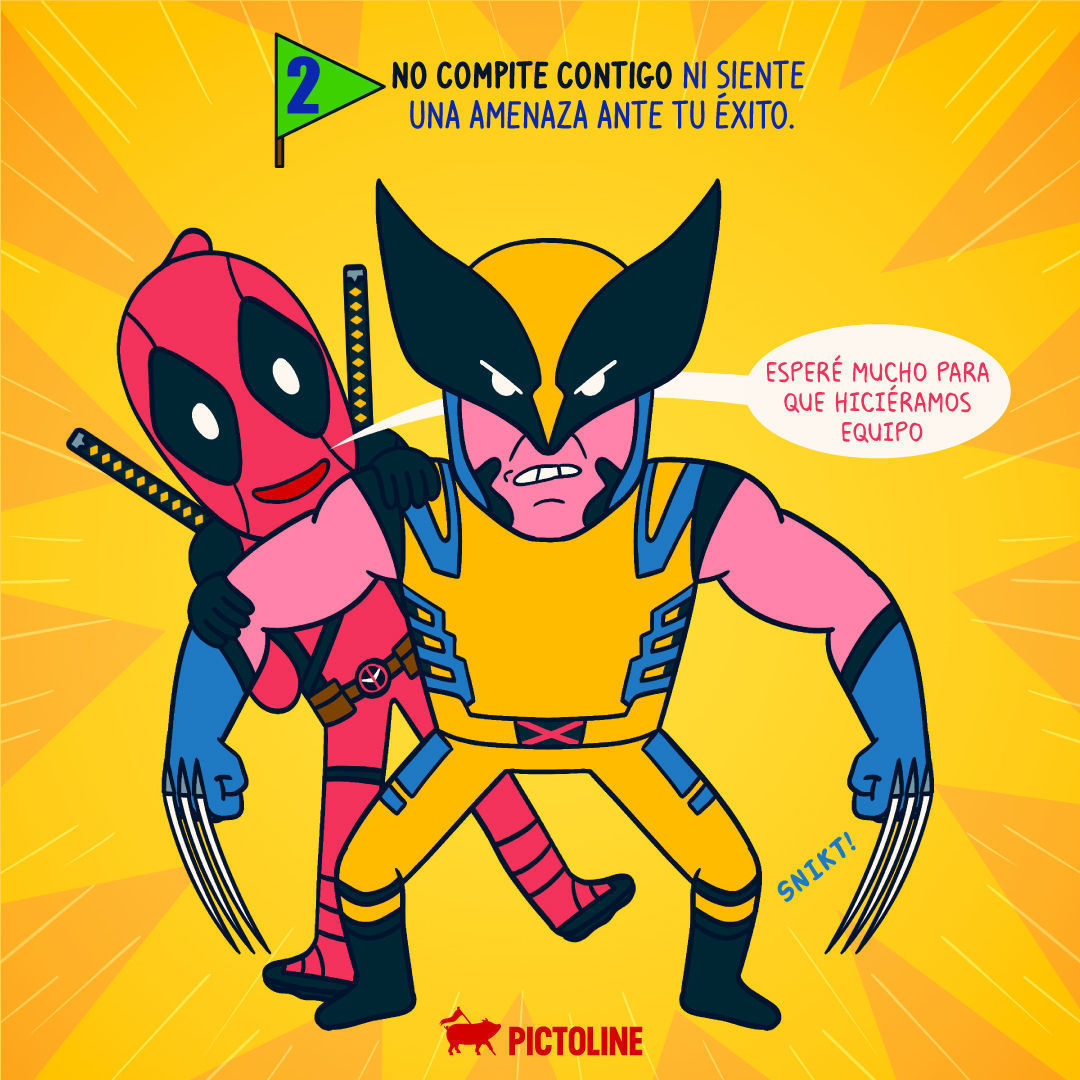 ¡La eternidad es el límite! Las green flags entre la amistad de Deadpool y Wolverine lo demuestran 🫶💚⁣ ⁣ #GreenFlags #DíaInternacionaldelaAmistad #AmistadesSaludables #DíaDeLosAmigos #deadpool #wolverine