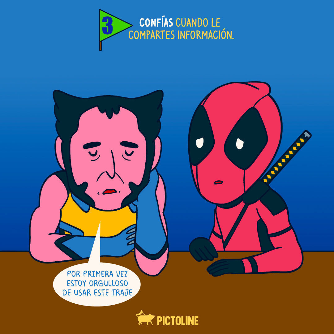 ¡La eternidad es el límite! Las green flags entre la amistad de Deadpool y Wolverine lo demuestran 🫶💚⁣ ⁣ #GreenFlags #DíaInternacionaldelaAmistad #AmistadesSaludables #DíaDeLosAmigos #deadpool #wolverine