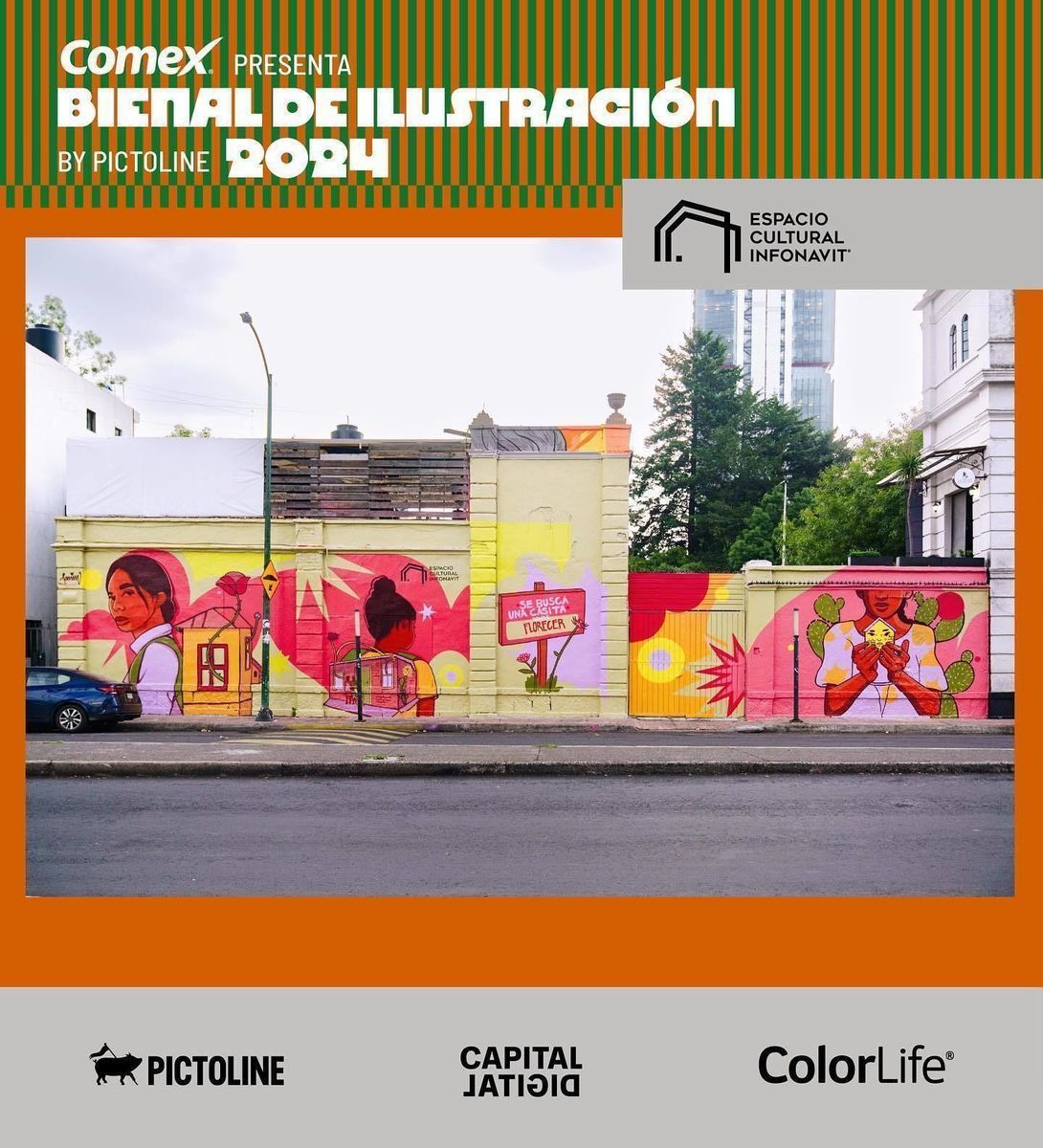 #MakingOf “El sueño de un hogar”, mural que simboliza el deseo de tener una vivienda digna, de la artista @janinnuz 🫶 ✨ 📍 Visita este mural en Gral. Pedro Antonio de Los Santos 89, Col. San Miguel Chapultepec II Sección, Alcaldía Miguel Hidalgo, 