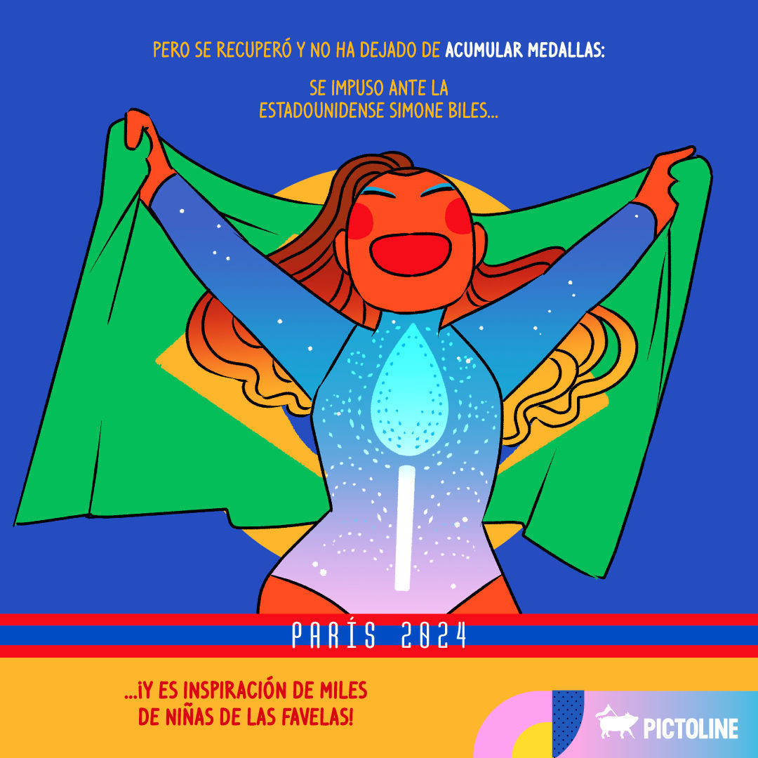🇧🇷 Rebeca Andrade, gimnasta estrella 🤸🏾‍♀️🌟 no solo de América Latina, ¡sino del mundo! 👑⁣ ⁣ #RebecaAndrade #GimnasiaArtistica #JuegosOlimpicos #Olimpiadas2024 #EquipoBrasil #Brasil #OrgulloBrasileño #RebecaAndradeCampeona #GimnasiaFemenina #M