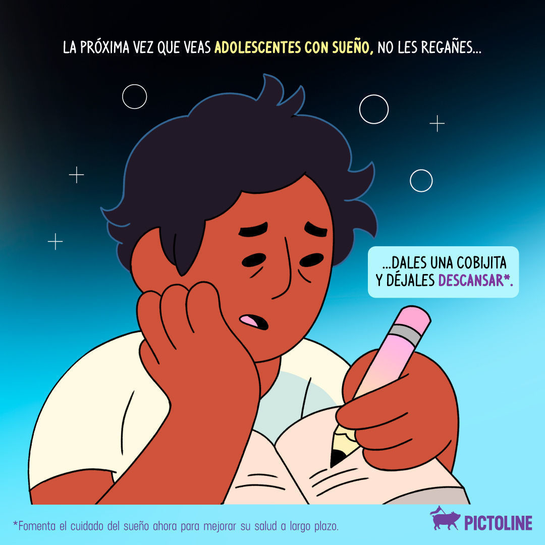 💤 No es mera flojera: la necesidad de más horas de sueño en adolescentes es normal y lo dice la ciencia ☝️😮⁣ ⁣ (Ya lo subimos a Facebook también para que lo vean los papás)⁣ ⁣ #SueñoAdolescente #SleepMatters #TeenSleep #PrivacióndeSueño #Higienede