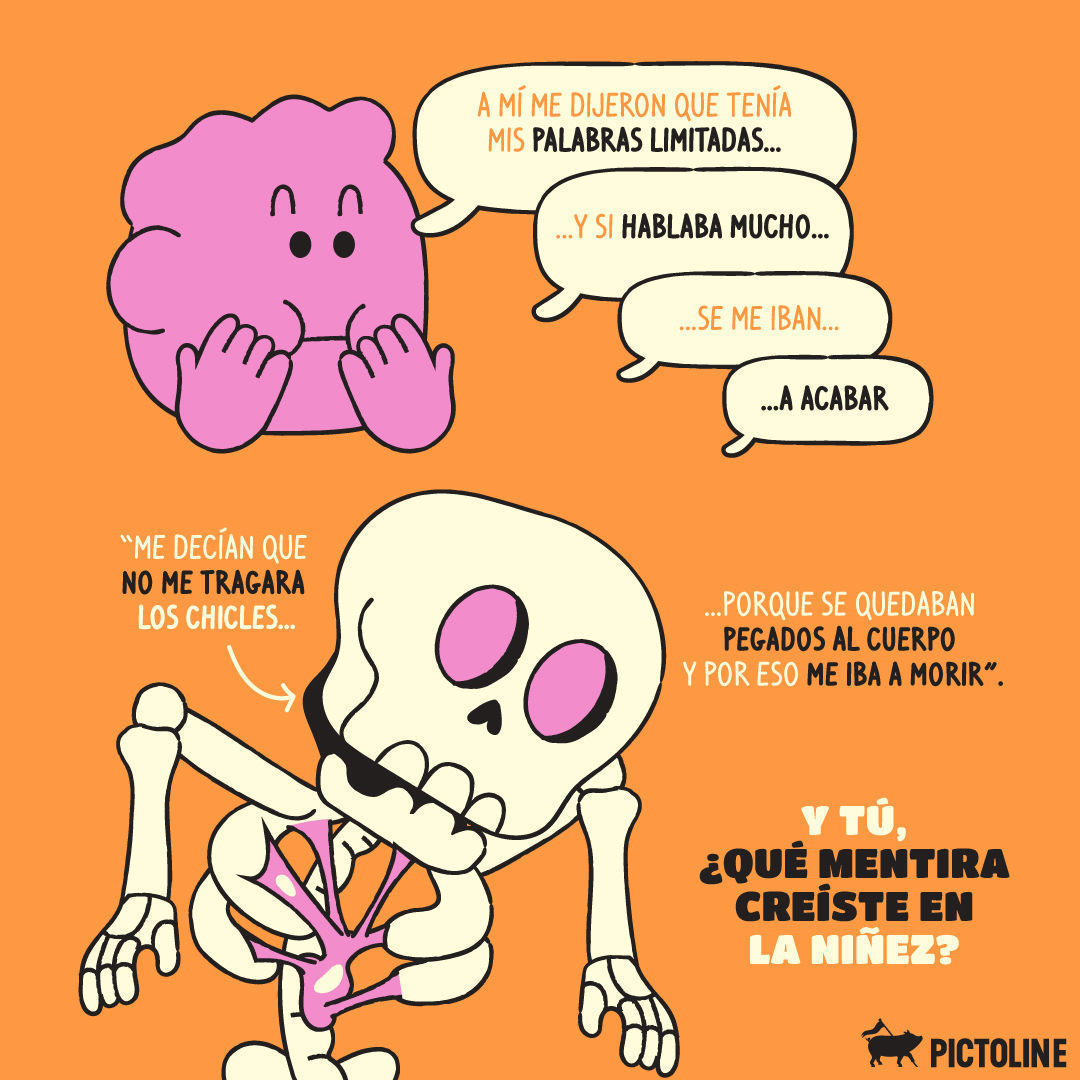 ✋ Aquí quienes caímos en esas mentiras de infancia, como la del chicle pegado en la panza 😫🤡🍭⁣ ⁣ #MentirasDeInfancia #CuandoEraNiño #RecuerdosDeInfancia #MentirasDePapás #CosasQueCreíDeNiño #HistoriasDeInfancia #LoQueMeDecían #CosasQueNosDecían #