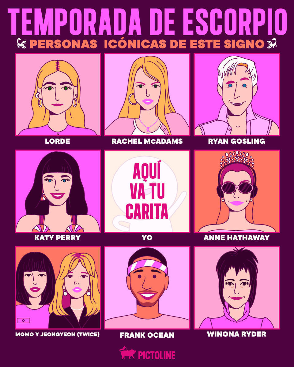 🎉🌙 La temporada de Escorpio ha comenzado 🦂🔥 #TemporadaDeEscorpio #SignoEscorpio #ZodiacoEscorpio #EscorpioSeason #Pictoline
